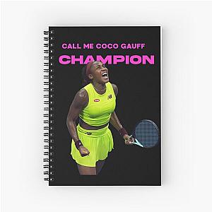 Coco Gauff Champion Notebook