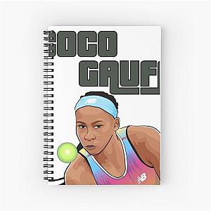 Coco Gauff Spiral Notebook