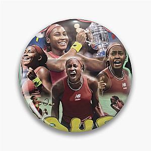 Coco Gauff 2023 US Open Tennis Champion Pin