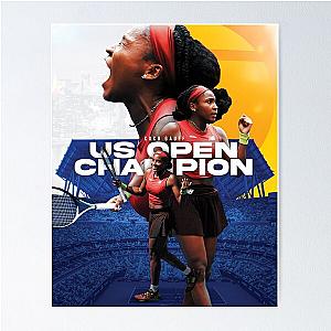Coco Gauff US Open Champion Poster