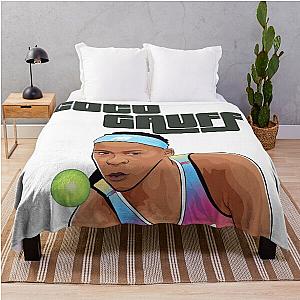 Coco Gauff Throw Blanket