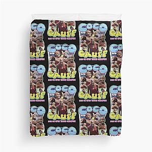 Coco Gauff 2023 US Open Tennis Champion Duvet Cover