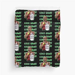 Coco Gauff Tennis World Female Champion Duvet Cover