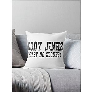 Cody Jinks Cast No Stones  cody jinks tour Throw Pillow