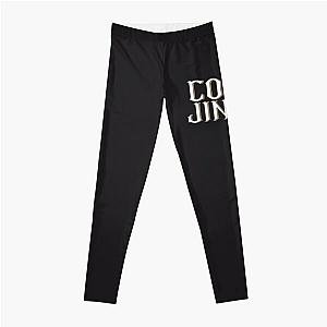 Cody Jinks Gold Font Leggings