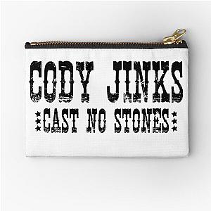 Cody Jinks Cast No Stones  cody jinks tour Zipper Pouch