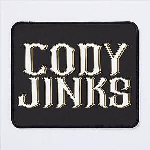 Cody Jinks Gold Font Mouse Pad