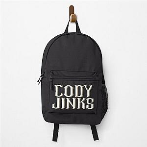 Cody Jinks Gold Font Backpack