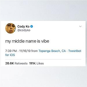 Cody Ko tweet Poster