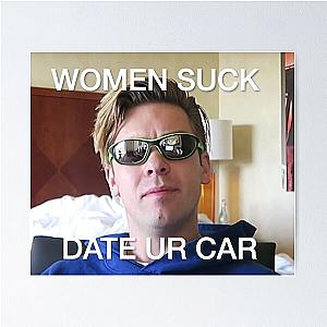 WOMEN SUCK DATE UR CAR - cody ko motivation wise men Poster