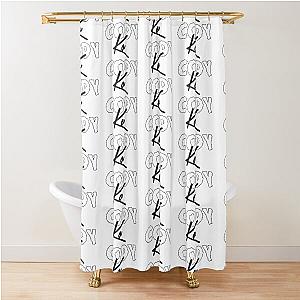 Cody ko logo Shower Curtain