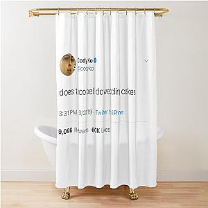 Cody Ko Taco Bell Tweet Shower Curtain