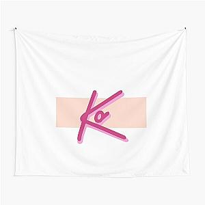 ko logo - cody ko pastel pink color Tapestry