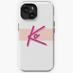 ko logo - cody ko pastel pink color iPhone Tough Case