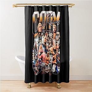 Women Men Special Present Awesome Cody Rhodes For Wrestling Fan Shower Curtain