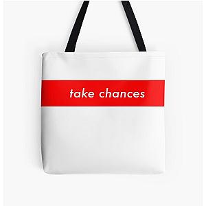 Colby Brock Take Chances All Over Print Tote Bag