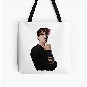 Colby Brock Illustrated All Over Print Tote Bag