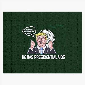 I HAVE PRESIDENTAL AIDS CoolShirtzCold Ones  (REPRODUCTION)   Jigsaw Puzzle