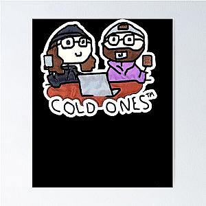 Cold Ones Doodle Poster