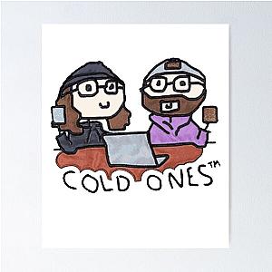 Cold Ones Doodle Poster