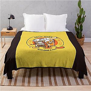 Cold Ones - With Chad and Max Classic T-Shirt Throw Blanket