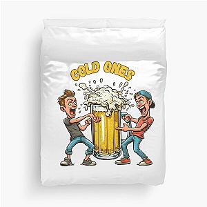 cold ones beer shirt Duvet Cover