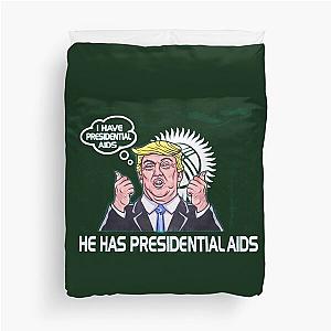 I HAVE PRESIDENTAL AIDS CoolShirtzCold Ones  (REPRODUCTION)   Duvet Cover
