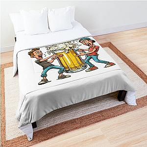 cold ones beer shirt Comforter