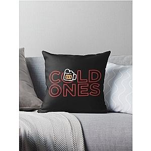 Cold Ones Banner Throw Pillow