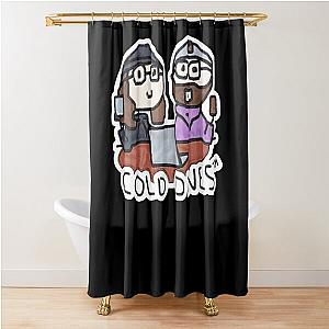 Cold Ones Doodle Shower Curtain
