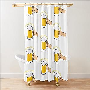 Couple of cold ones Shower Curtain