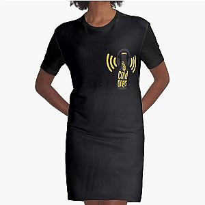 Cold Ones Podcast Graphic T-Shirt Dress