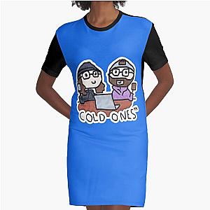 Cold Ones Doodle Classic T-Shirt Graphic T-Shirt Dress