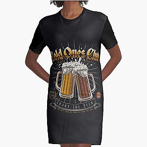 Cold Ones Club Graphic T-Shirt Dress