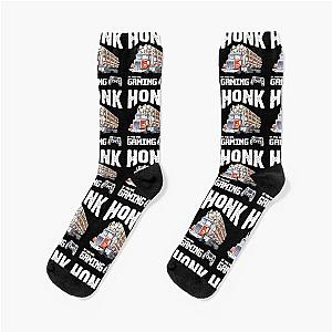 HONK IF YOU ARE GAMING (TRUCKER GAMER) CoolShirtz/Cold Ones t-shirt (REPRODUCTION) Socks