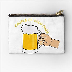 Couple of cold ones Zipper Pouch