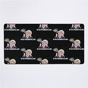 I HAVE PRESIDENTAL AIDS CoolShirtzCold Ones  (REPRODUCTION)   Desk Mat