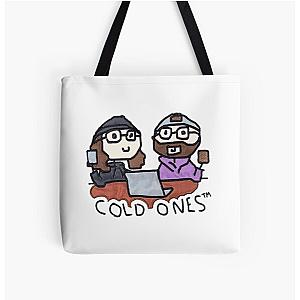Cold Ones Doodle All Over Print Tote Bag