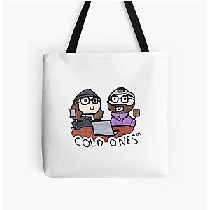 Cold Ones MS Paint All Over Print Tote Bag