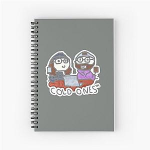 Cold Ones Doodle Spiral Notebook