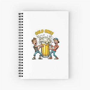 cold ones beer shirt Spiral Notebook