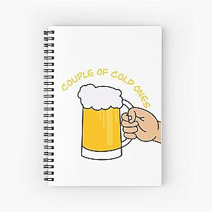 Couple of cold ones Spiral Notebook