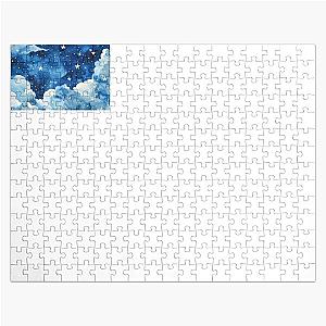 Starry Night Dreams: Coldplay Inspired Sky Full of Stars Pattern Jigsaw Puzzle