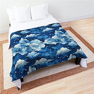 Starry Night Dreams: Coldplay Inspired Sky Full of Stars Pattern Comforter