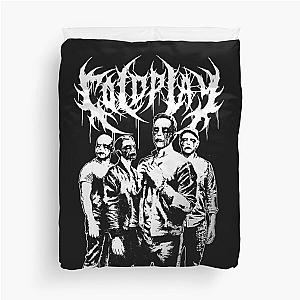 coldplay metal version Duvet Cover