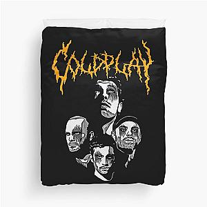 coldplay metal design Duvet Cover