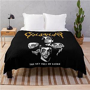 coldplay metal design Throw Blanket