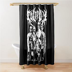 coldplay metal version Shower Curtain