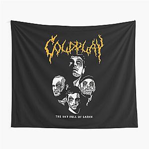 coldplay metal design Tapestry