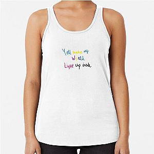 Light up - BTS ft Coldplay Racerback Tank Top